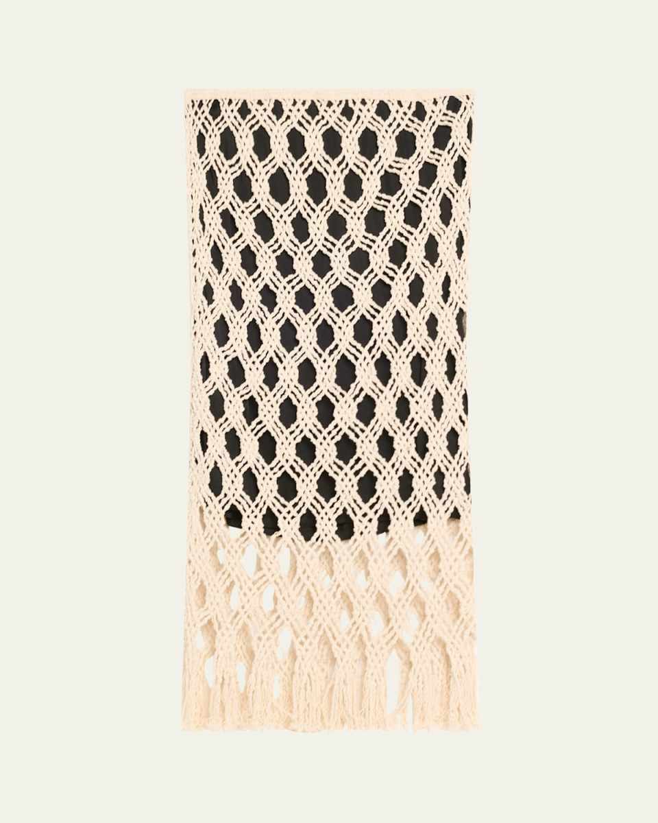 Sparrow Macrame Midi Skirt